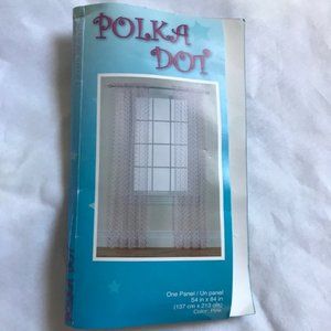 Pink Polka Dot Sheer